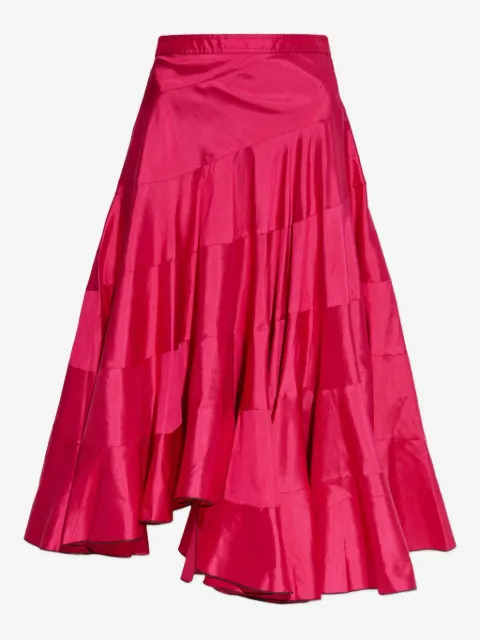 Tory Burch falda midi de seda
