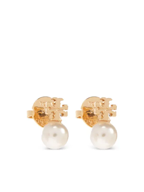 Tory Burch aretes con perla