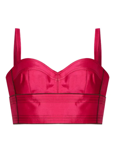 Tory Burch silk cropped top