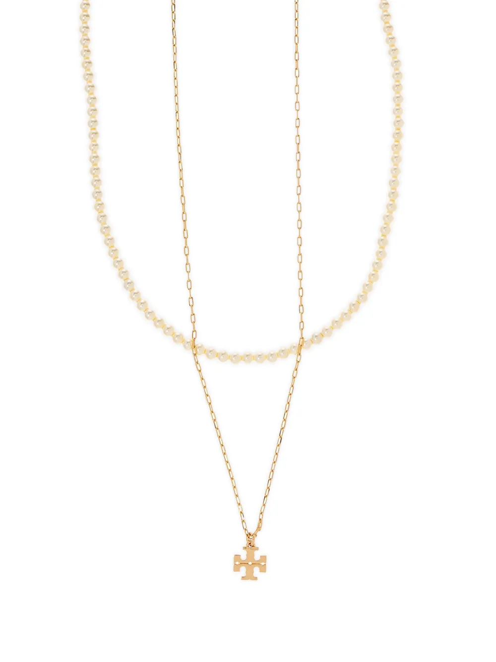 Tory Burch Kira ネックレス - ゴールドトーン Tory Burch Kira ネックレス - ゴールドトーン