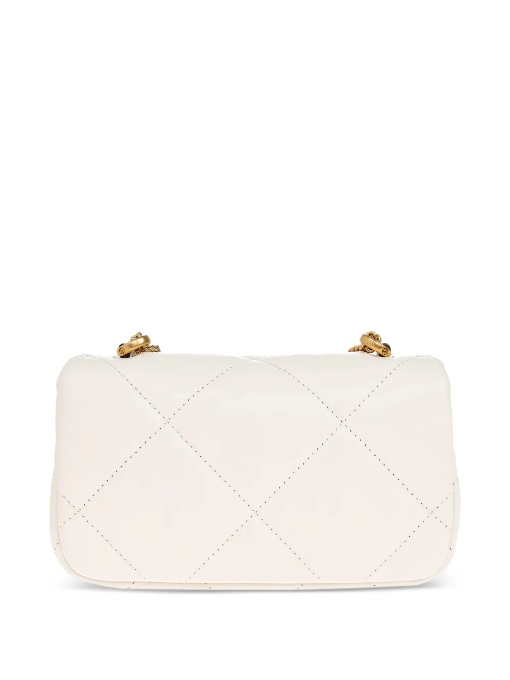 Tory Burch Kira Diamond mini-schoudertas Beige