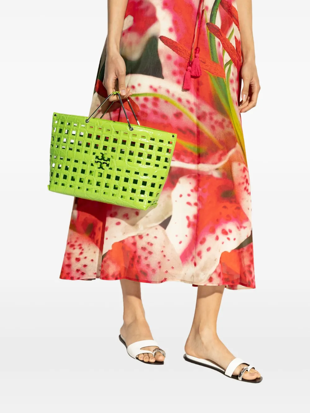Tory Burch Ella tote bag - Groen