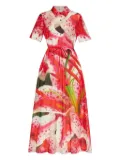 Tory Burch floral-print mini dress - Pink
