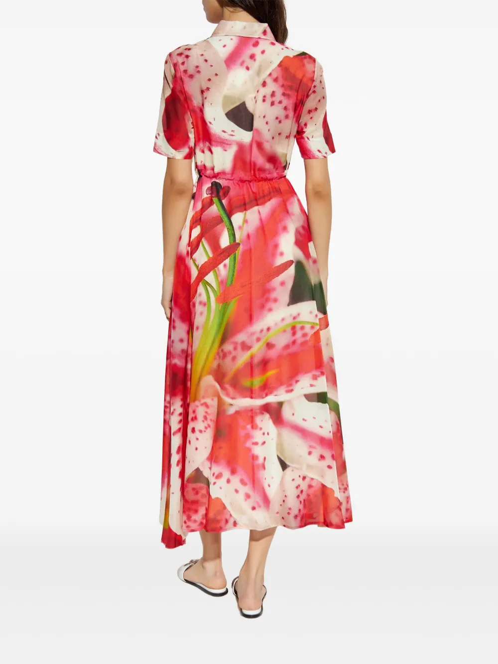 Tory Burch Mini-jurk met bloemenprint Roze