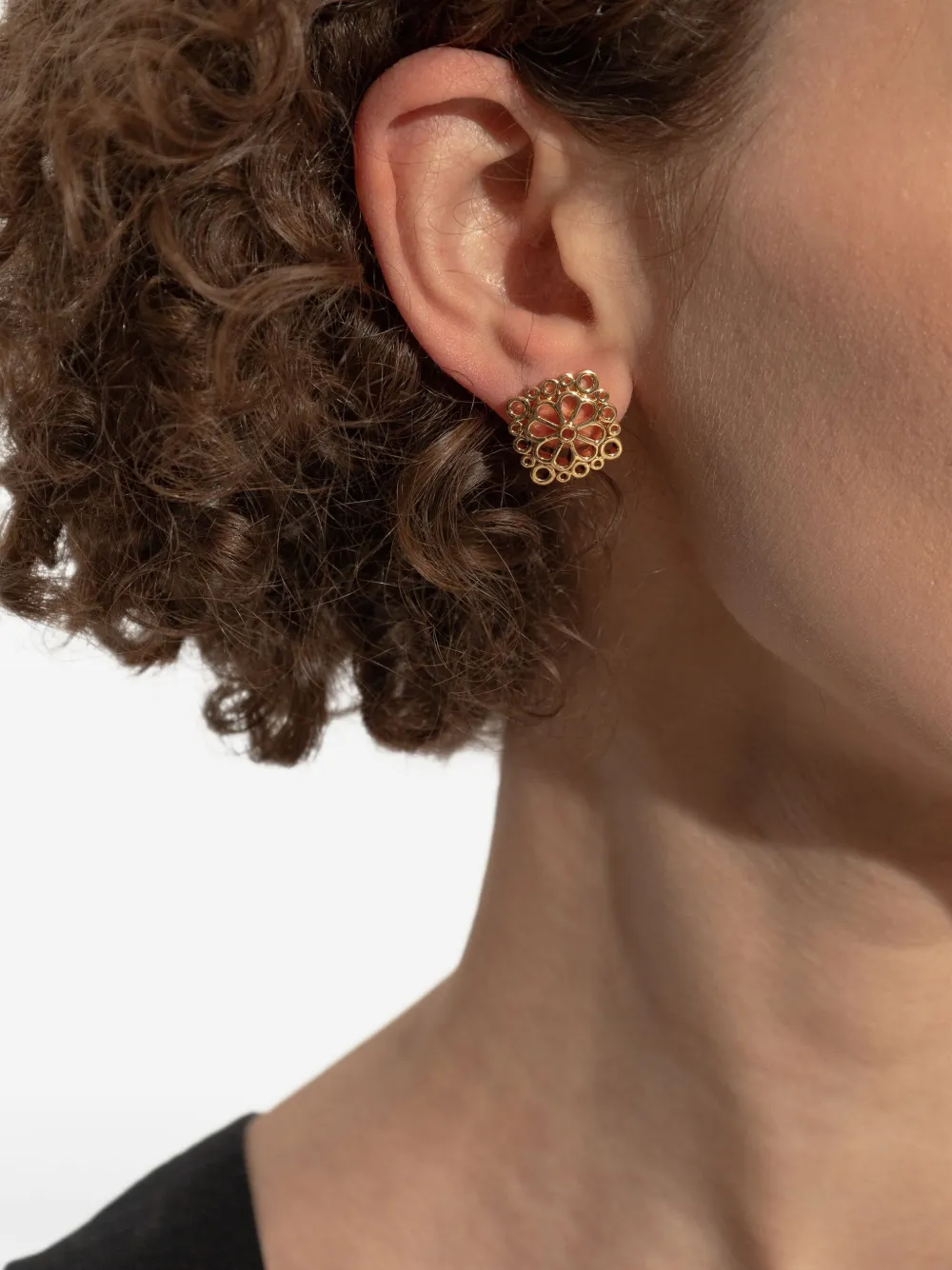 Kate Spade Flower Lace earrings - Goud