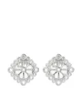Kate Spade Flower Lace earrings - Silver