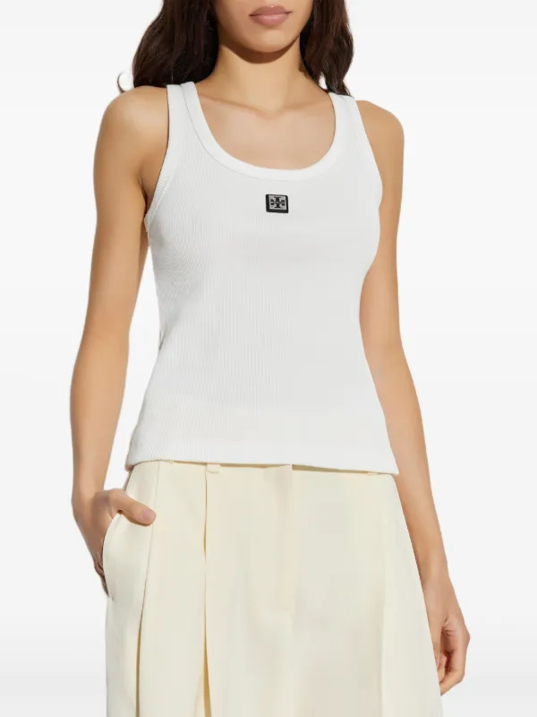 Tシャツ・カットソー TORY BURCH Brown Viscose Tank Top Tory Burch Tops • Shop Tops from Tory Burch online at Miinto