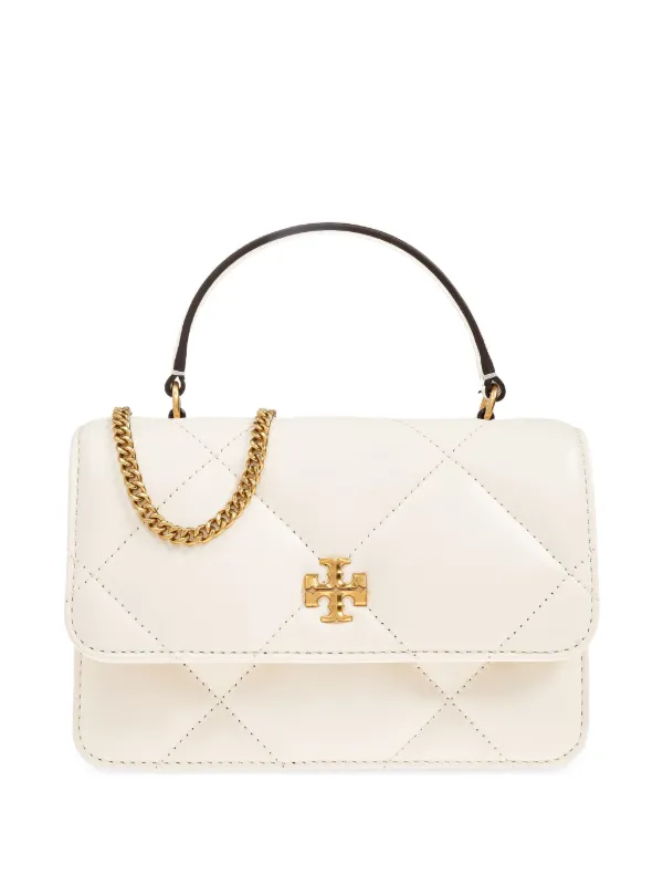 Tory Burch Mini Kira Tote Bag White FARFETCH ID