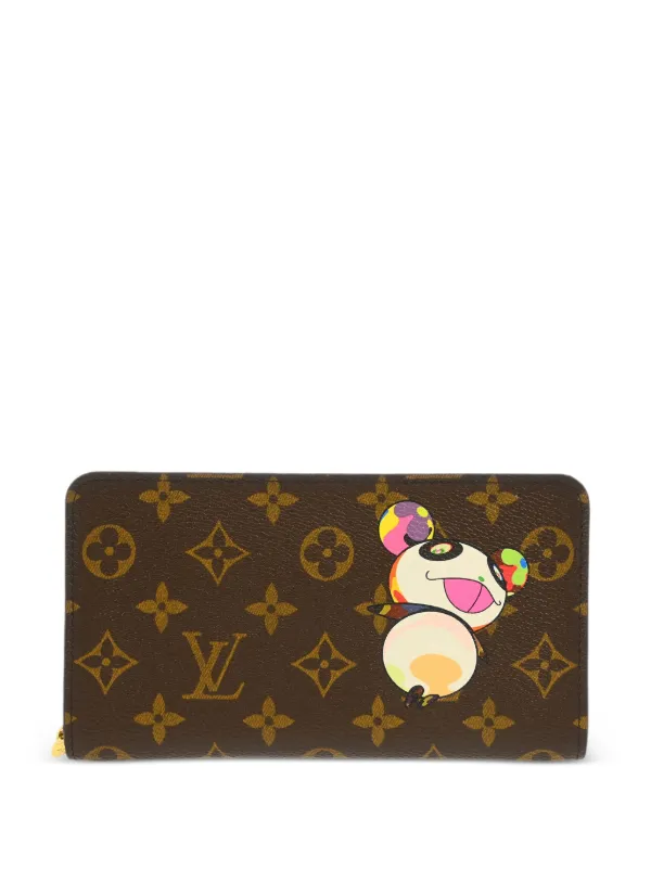 Louis Vuitton Pre-Owned x 村上隆 2004 パンダ 財布 | ブラウン