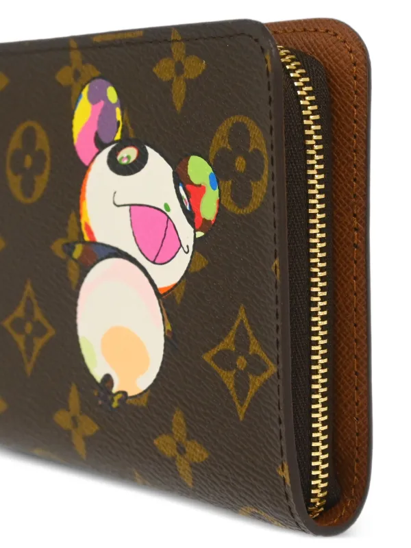 Louis Vuitton Pre-Owned x 村上隆 2004 パンダ 財布 | ブラウン