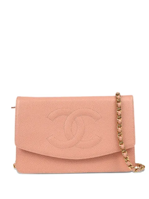 CHANEL Pre-Owned 2003 caviar-leather shoulder bag