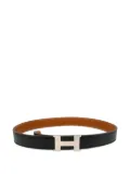 Hermès Pre-Owned 1999 Taurillon Clemence reversible belt - Black