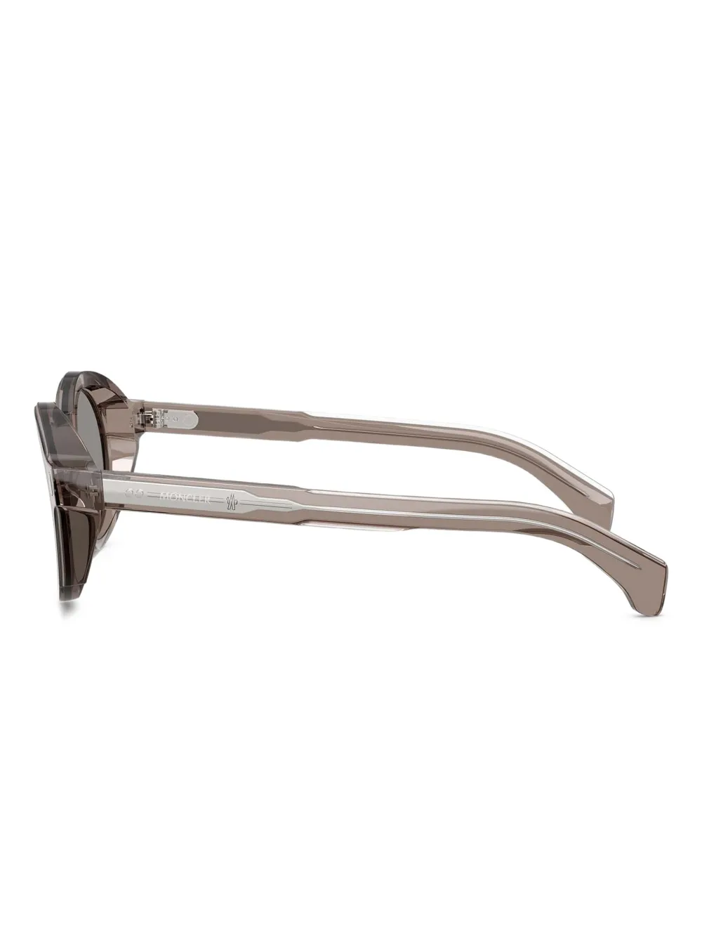 Moncler Eyewear Aurone zonnebril met rond montuur Grijs