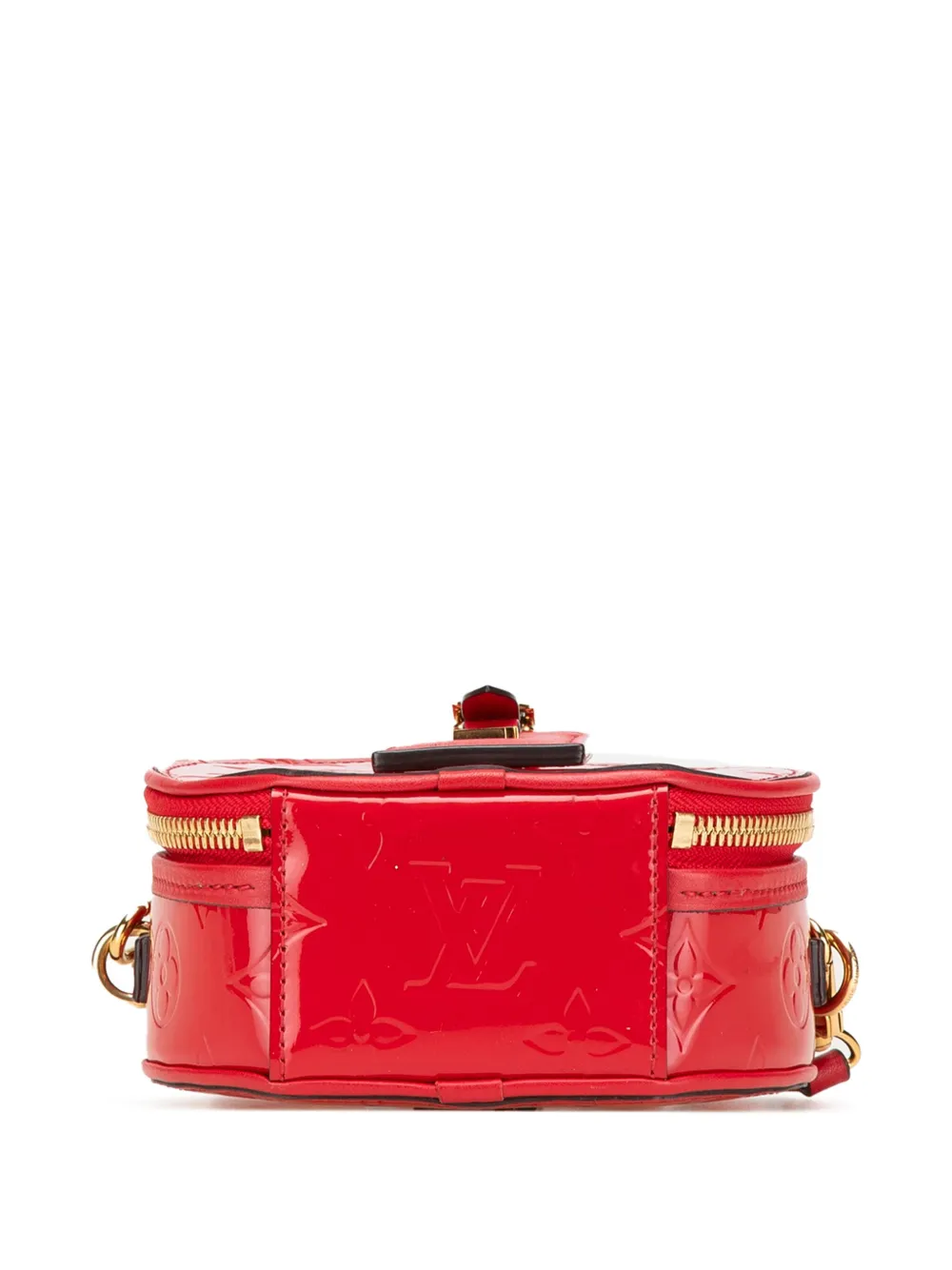 Pre-owned Louis Vuitton 2019 Monogram Vernis Mini Boite Chapeau Souple Crossbody Bag