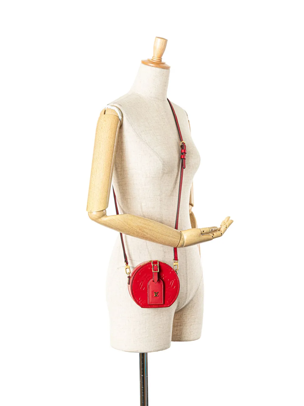 Pre-owned Louis Vuitton 2019 Monogram Vernis Mini Boite Chapeau Souple Crossbody Bag