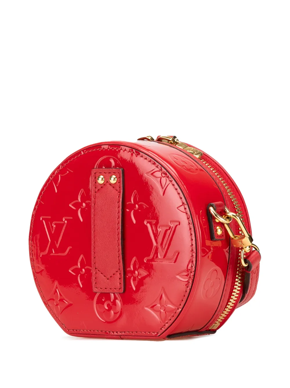 Pre-owned Louis Vuitton 2019 Monogram Vernis Mini Boite Chapeau Souple Crossbody Bag