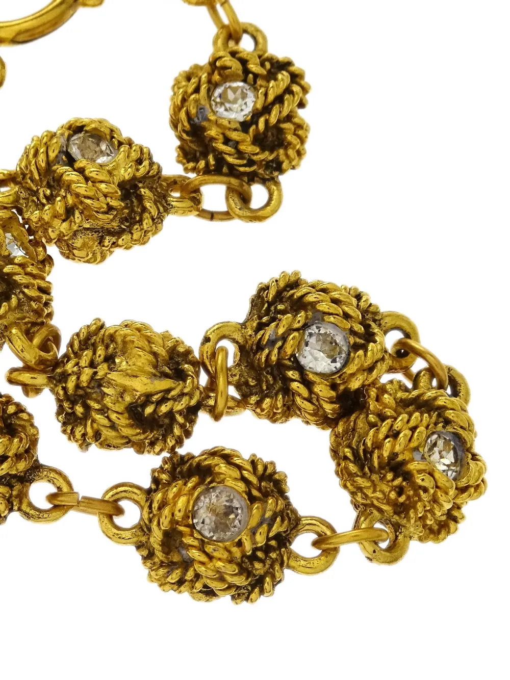 Pre-owned Chanel 1990-2000s Rhinestone-embellished Necklace