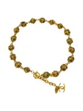 CHANEL Pre-Owned 1990-2000s rhinestone-embellished necklace - Gold
