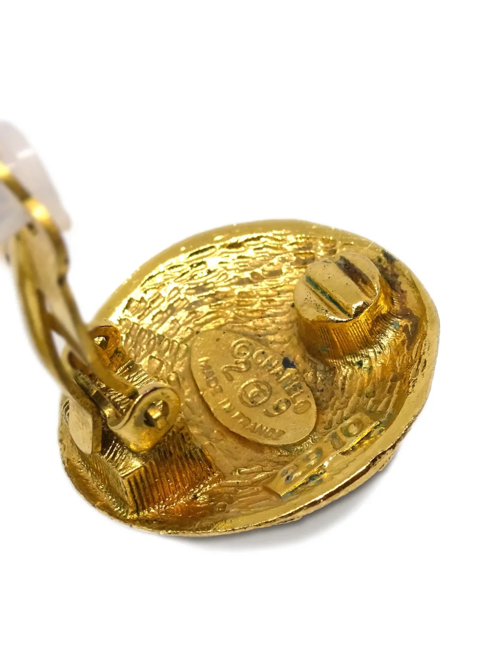 Pre-owned Chanel 1990-2000s Dangle Clip-on Earrings