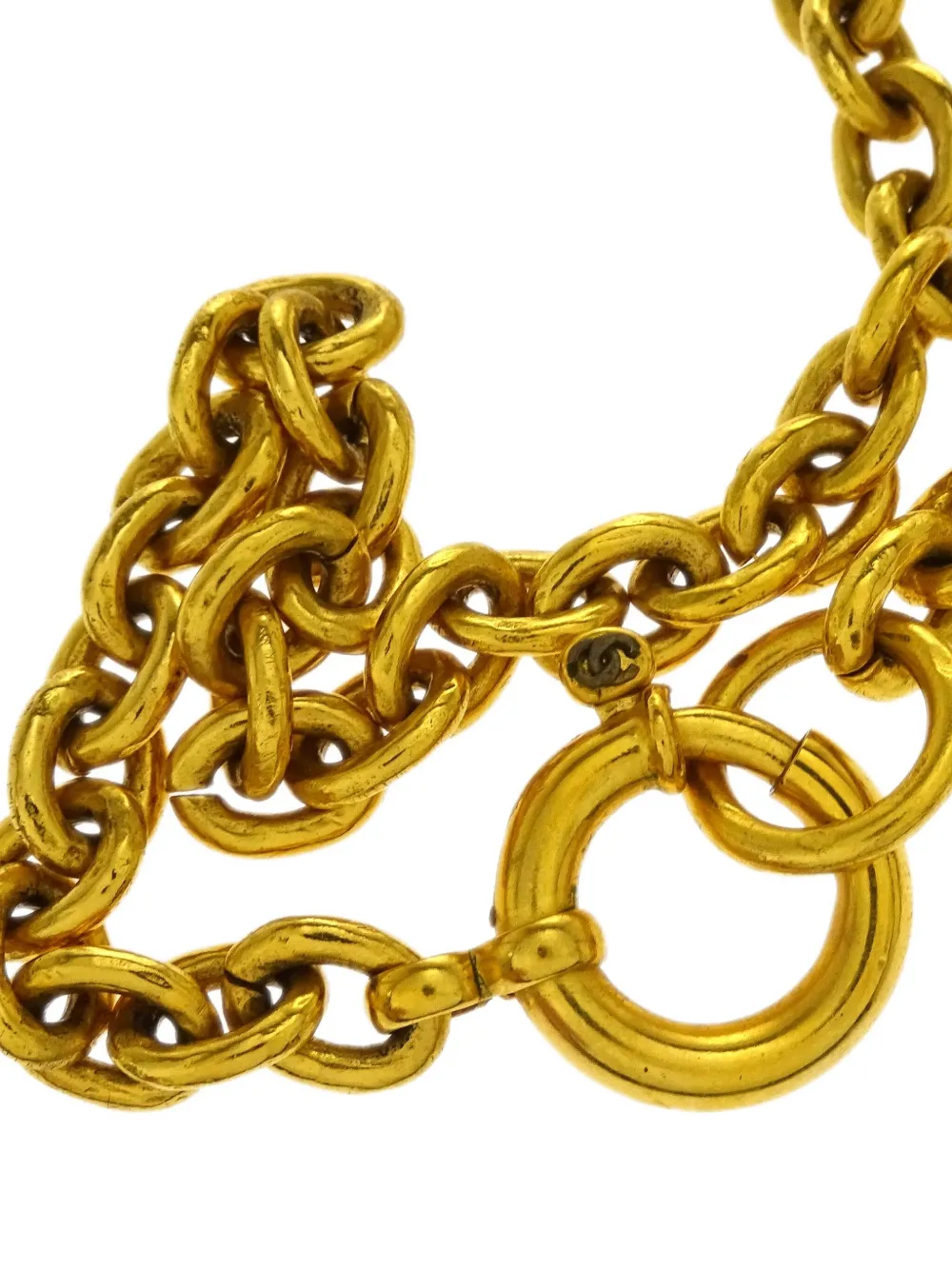 Pre-owned Chanel 1994 Gripoix Chain Necklace