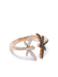 Anapsara 18K gold dragonfly-motif diamond ring