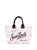 MC2 Saint Barth Canvas Vanity beach bag - White