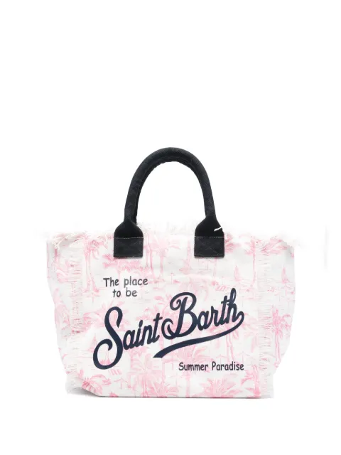 MC2 Saint Barth Canvas Vanity beach bag