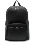 BOSS monogram-patterned backpack - Black