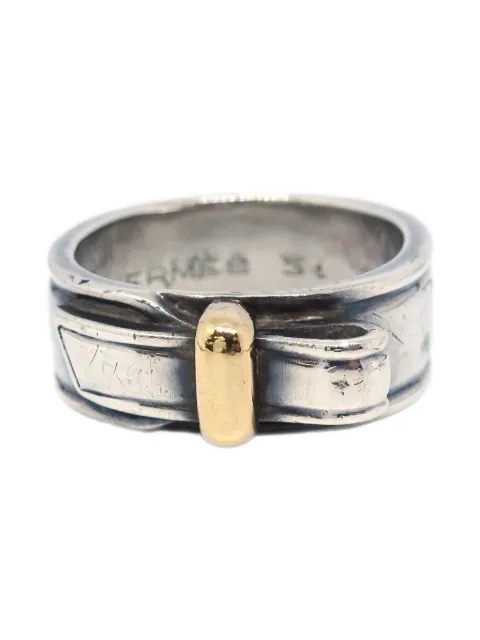 Hermès Pre-Owned 1990-2000s リボン リング 18Kゴールド