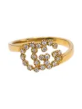 Gucci Pre-Owned 1990-2000's 18kt yellow gold diamond ring