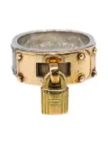 Hermès Pre-Owned 1990-2000s 18K gold Kelly ring - Silver