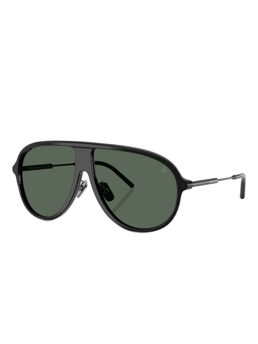 Moncler Eyewear Zonnebril met piloten montuur Zwart