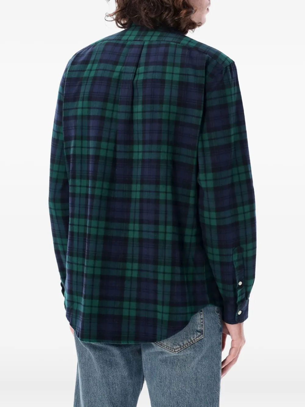 Polo Ralph Lauren plaid-pattern shirt - Blauw