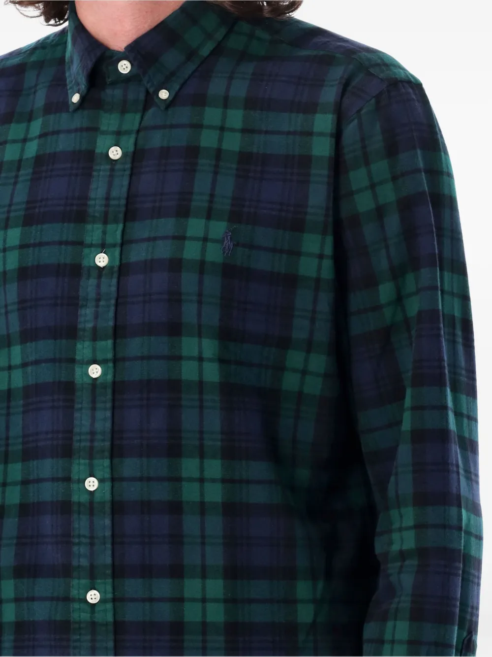 Polo Ralph Lauren Geruit Oxford overhemd Blauw
