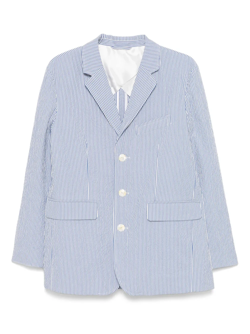 BODE Club gestreepte blazer Blauw