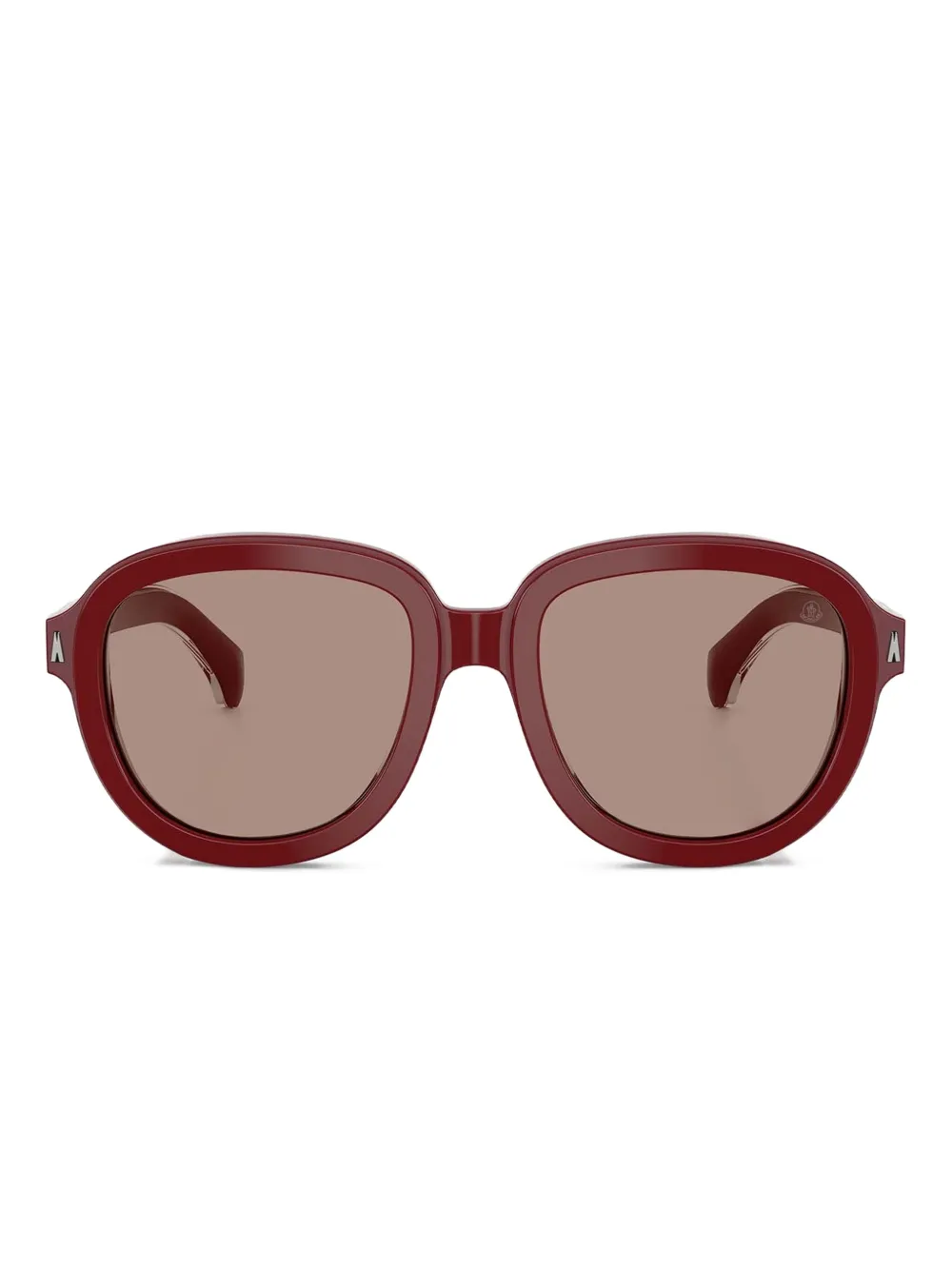 Moncler Eyewear oversize-frame sunglasses | Red | Image 1