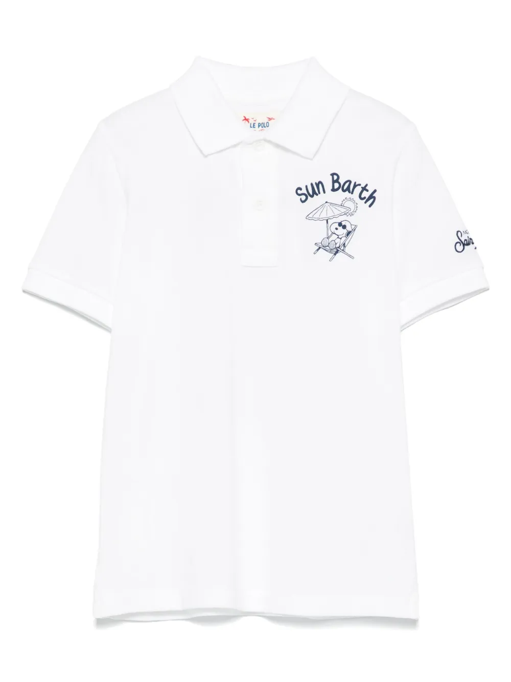 MC2 Saint Barth Kids グラフィック ポロシャツ - ホワイト MC2 Saint Barth Kids グラフィック ポロシャツ - ホワイト