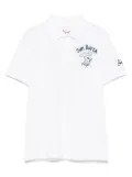 MC2 Saint Barth Kids graphic-print polo shirt - White