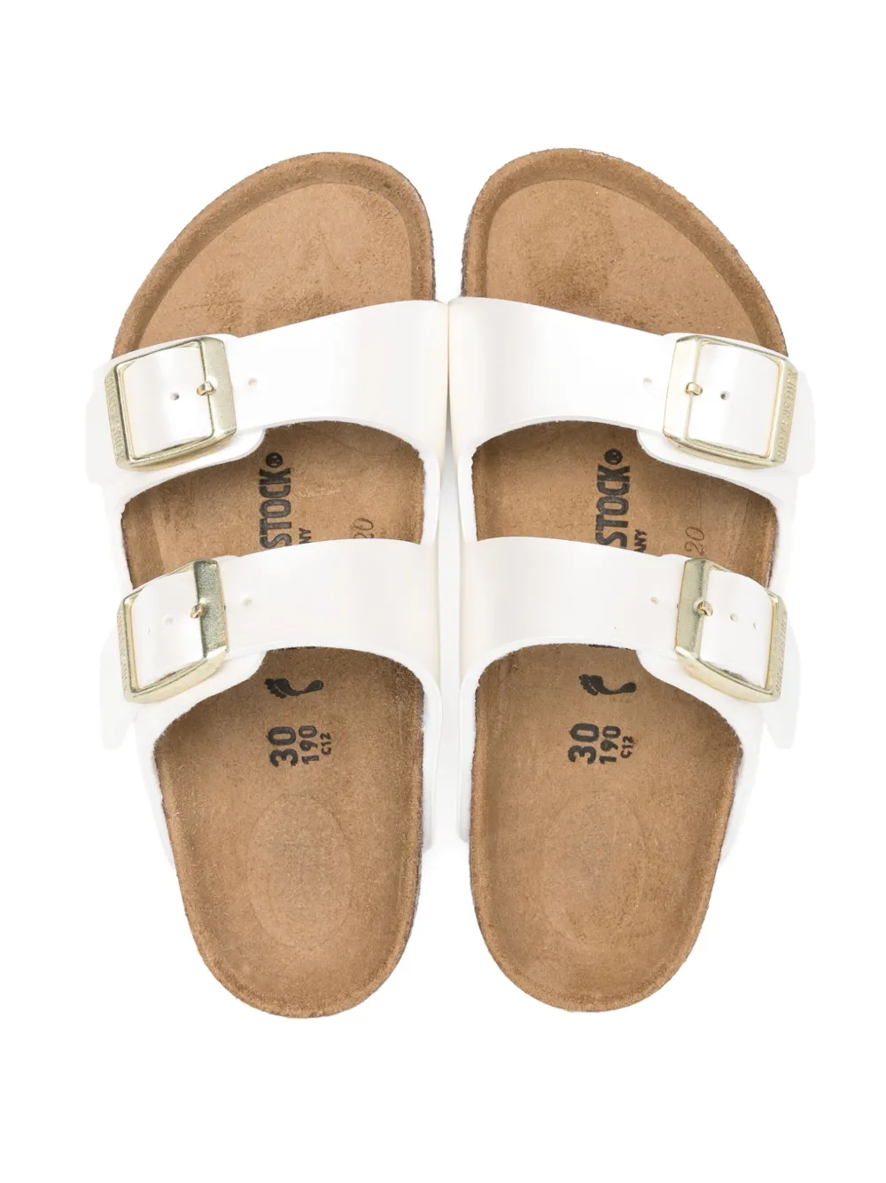 Birkenstock Kids Arizona sandalen Wit