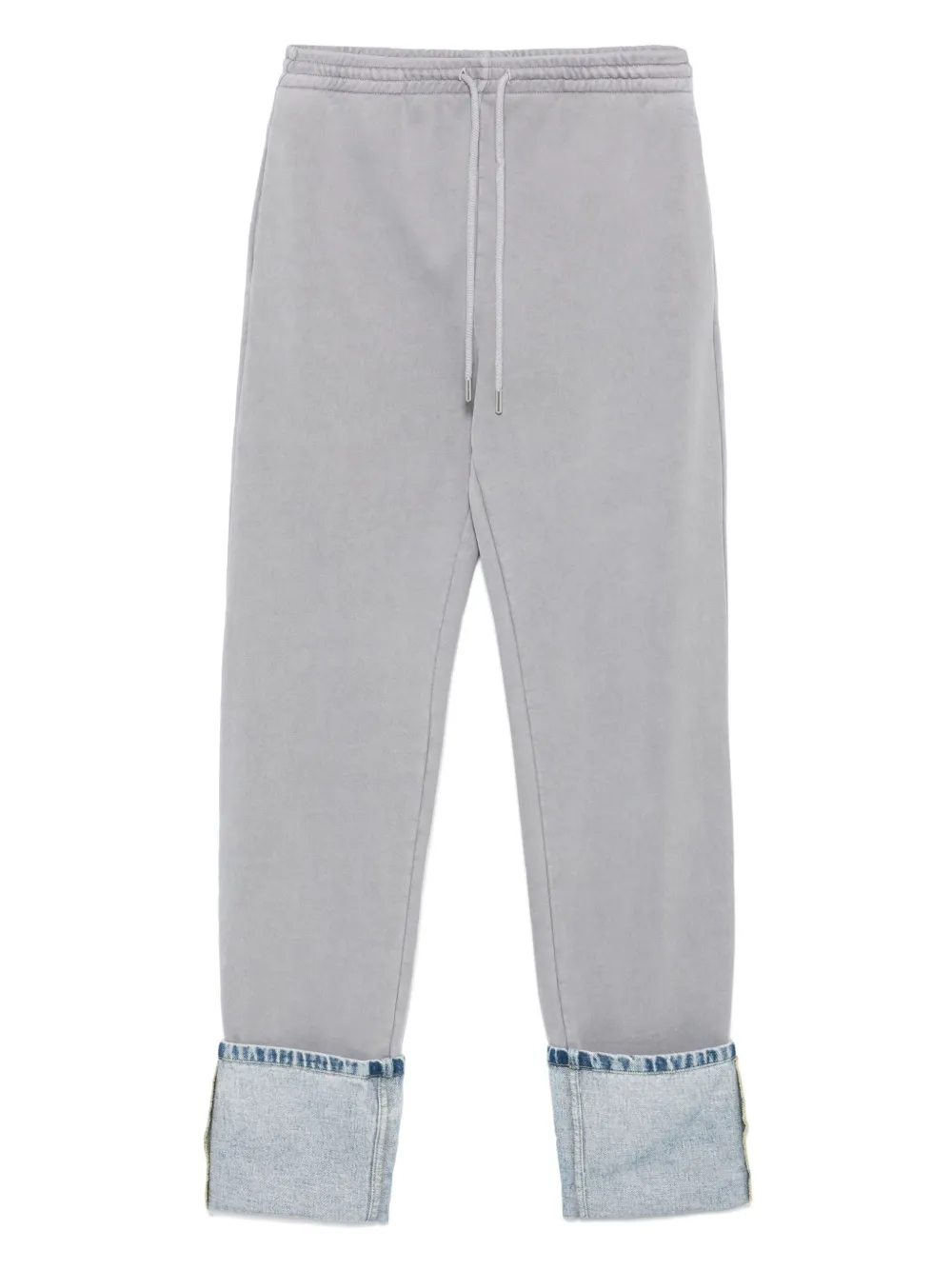 denim-trim trousers