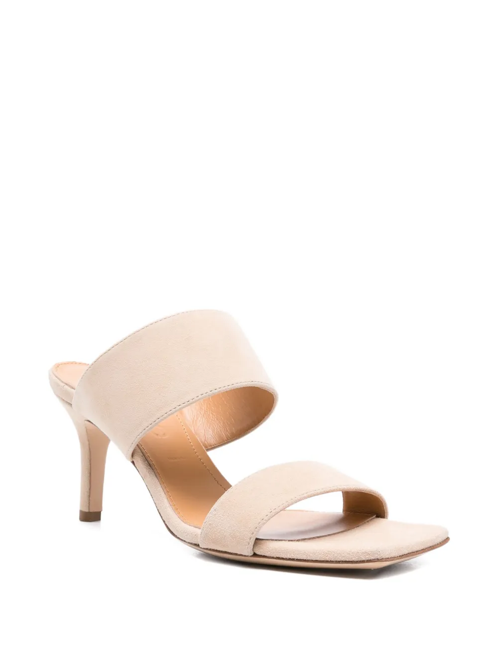 Aeyde 75mm Varvara suede sandals Beige