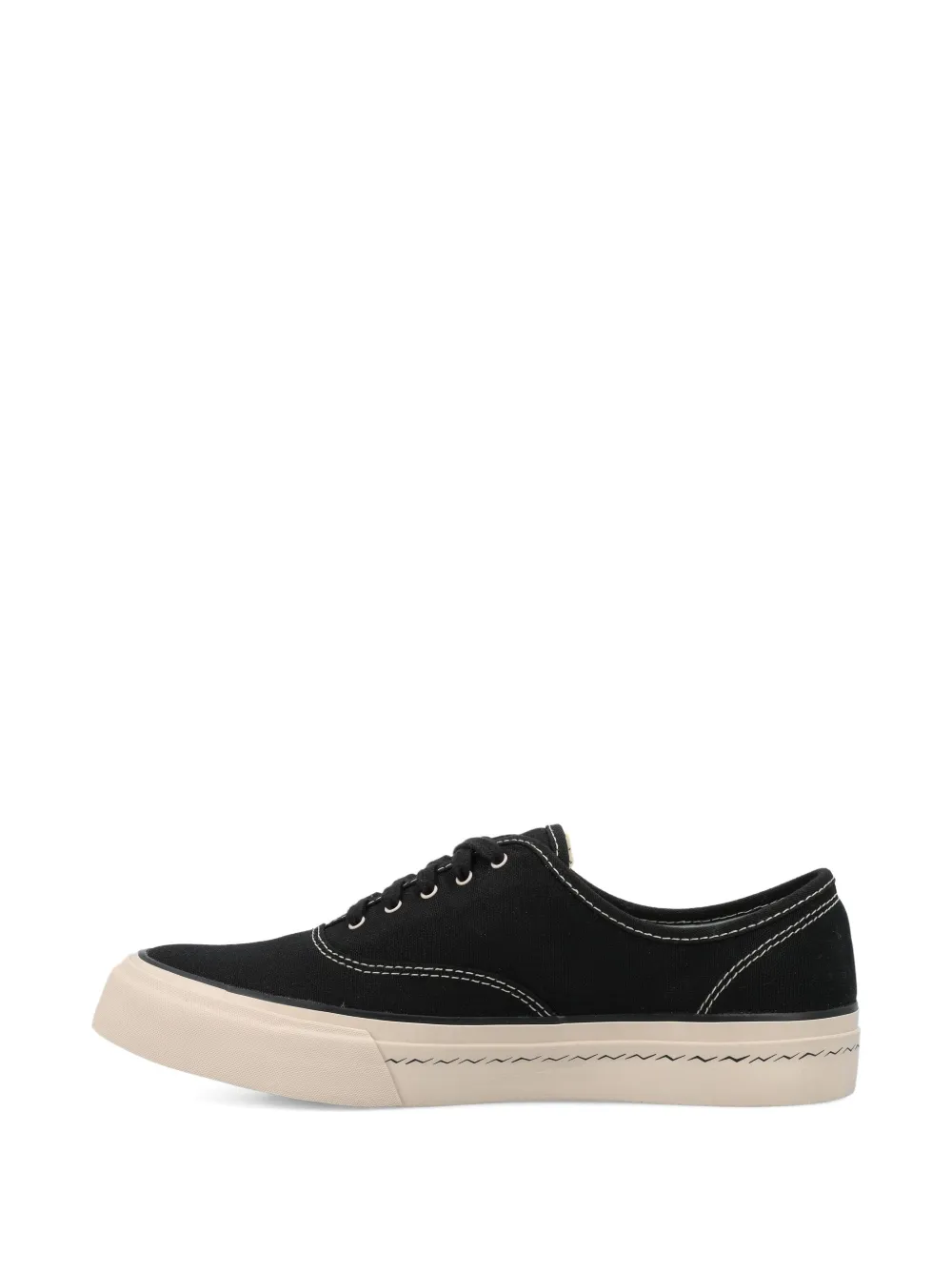 visvim cotton sneakers Black