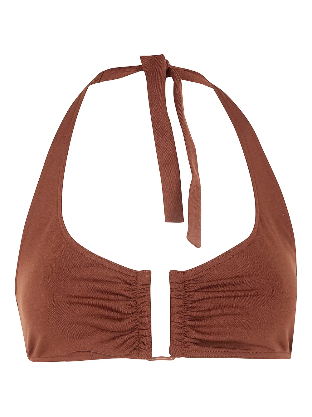 ERES Bikinitop met ruches Bruin