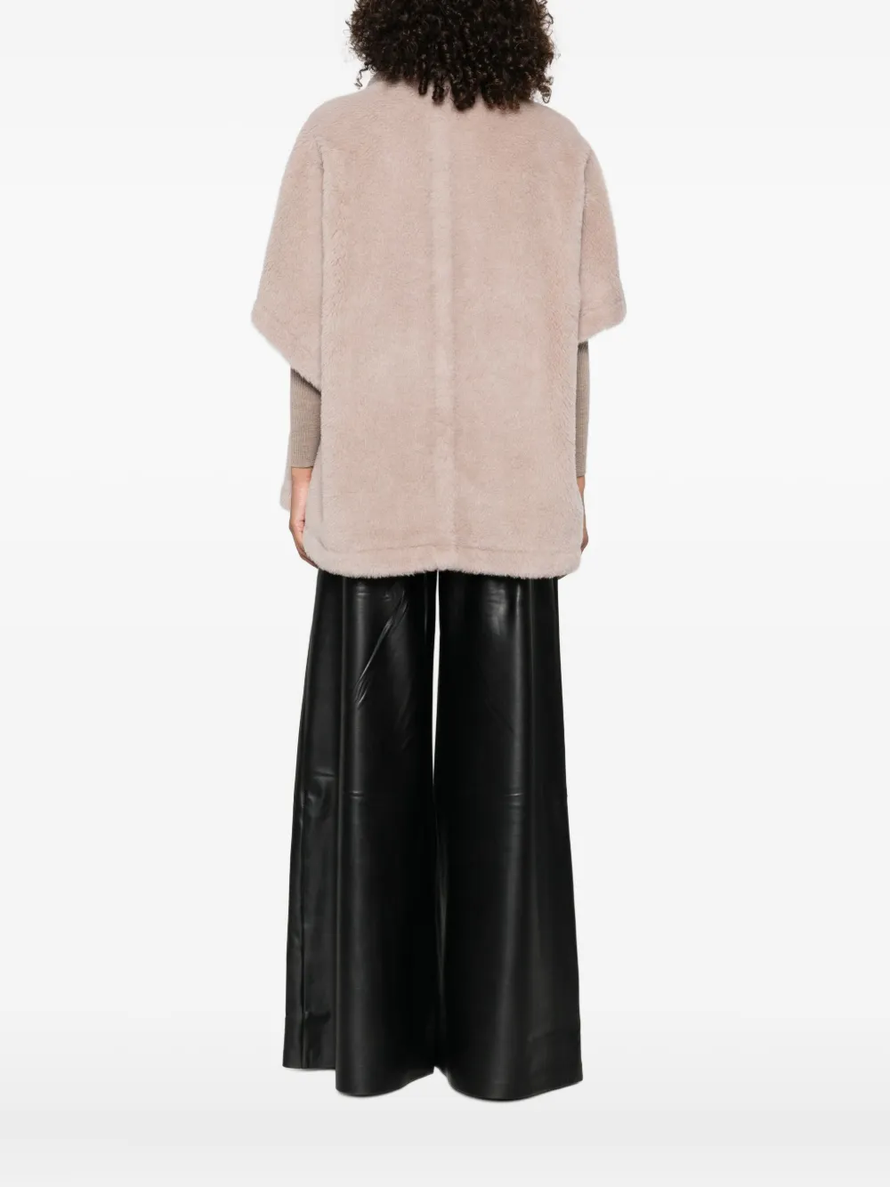 Max Mara Tebe Teddy cape Beige