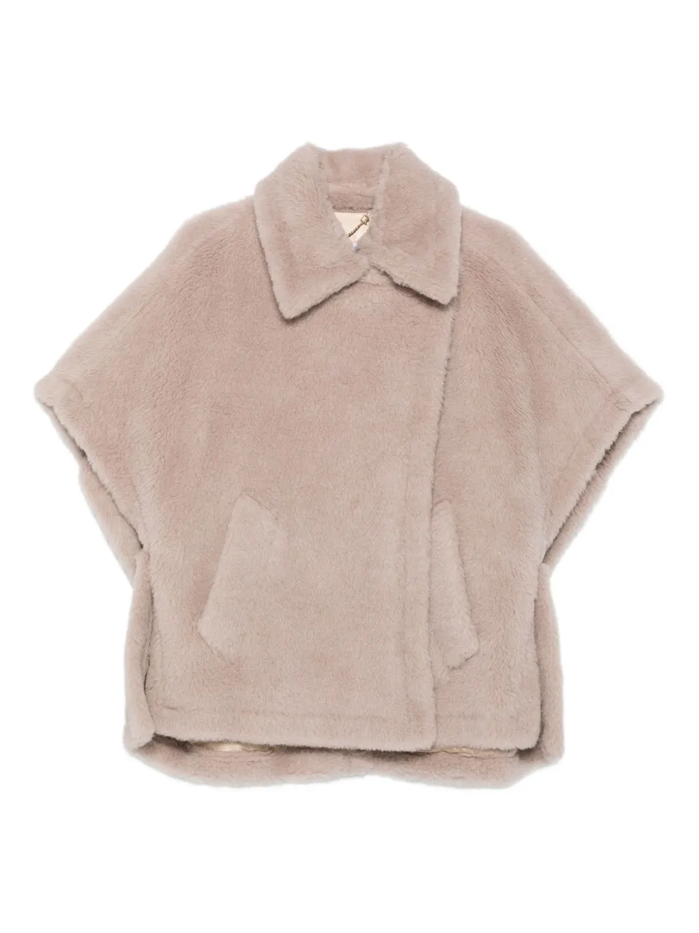 Max Mara Tebe Teddy cape Beige