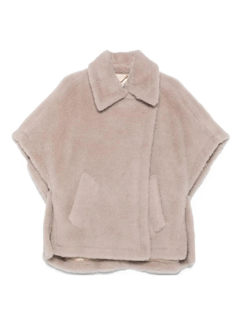 Max Mara Tebe Teddy cape Beige