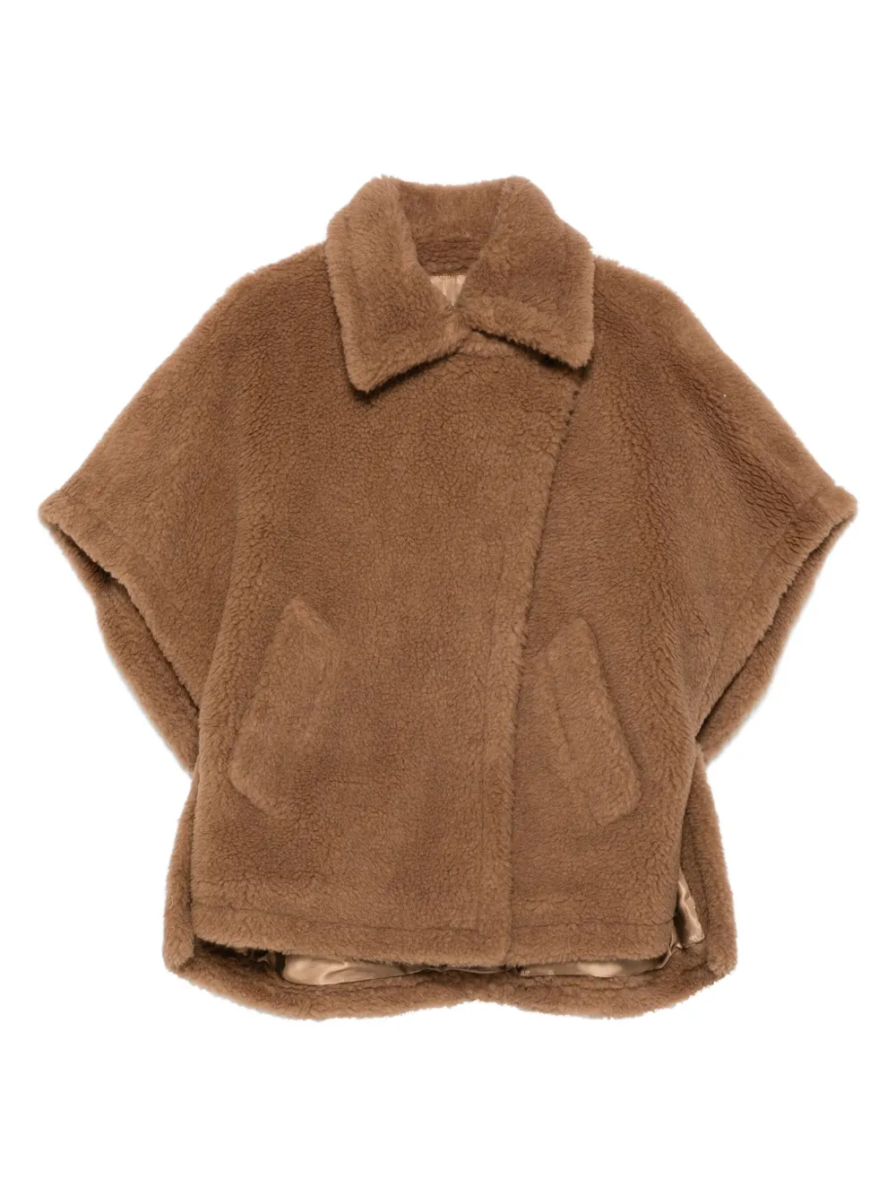 Max Mara Tebe teddy cape Bruin