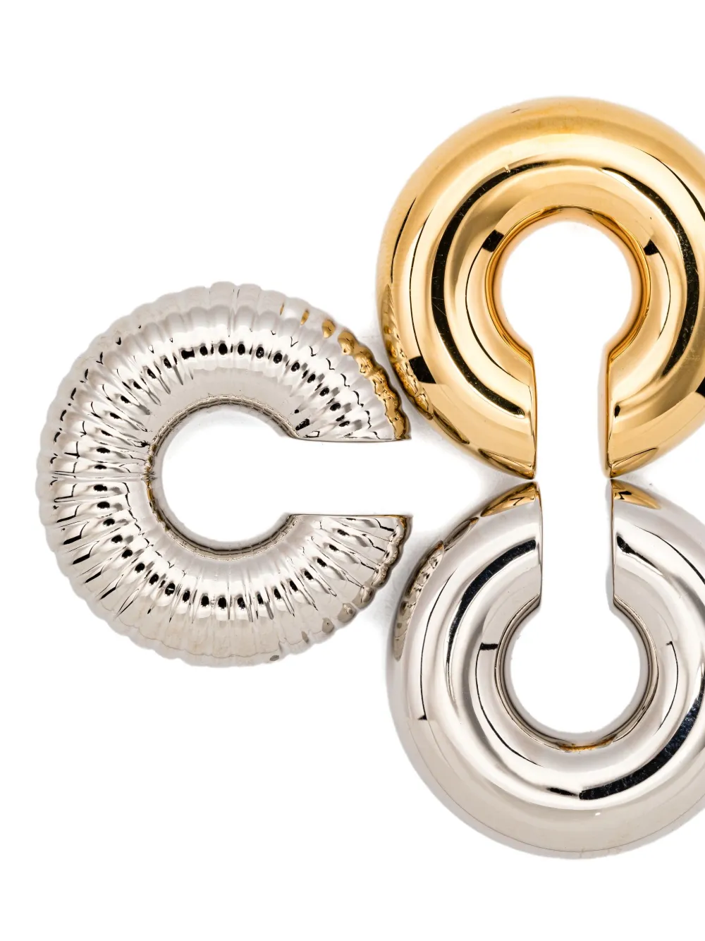 Rabanne Polished-finish Earcuffs (set of Three) in Gold, view 4