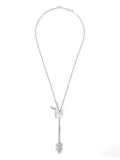 Rabanne key-ring pendant necklace - Silver