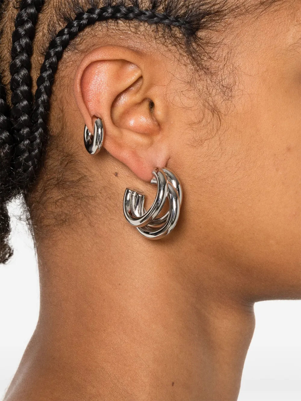 Rabanne layered-design earrings and cuff set | Image 2